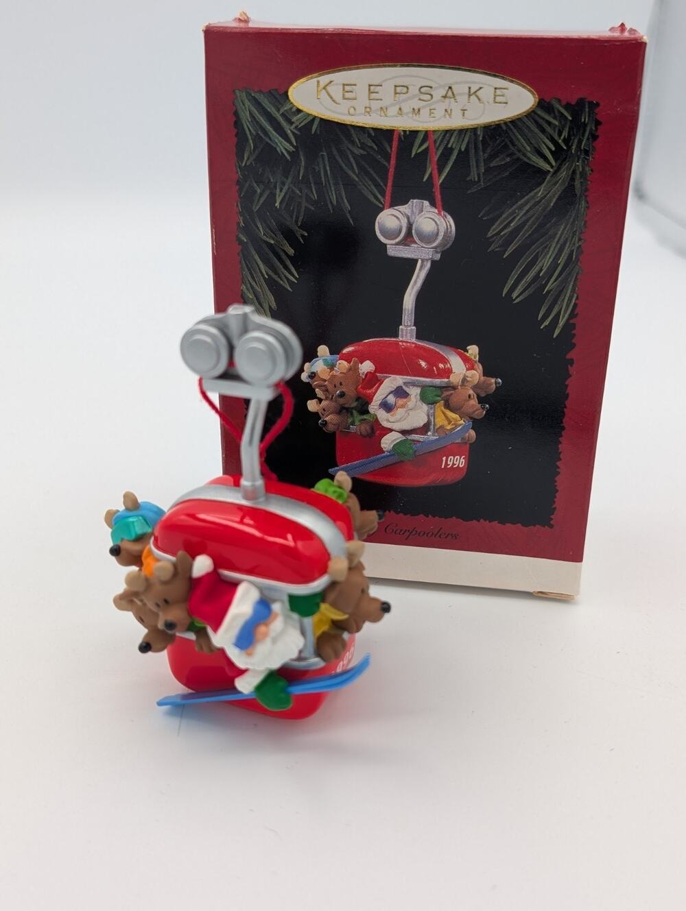 Hallmark: Merry Carpoolers - 1996 - Keepsake Ornament Vintage MIB